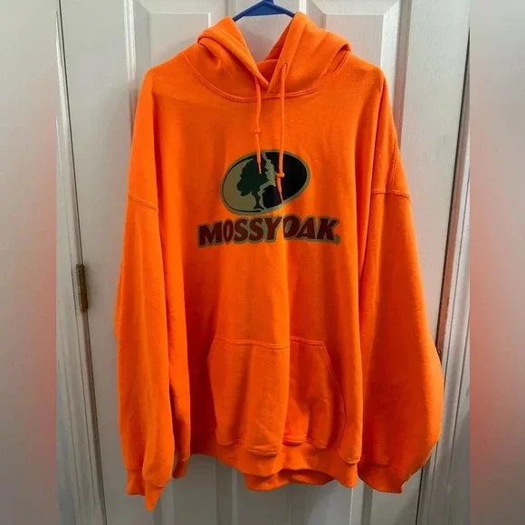 Mossy Oak orange men’s hoodie - Picture 1 of 7